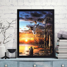 Charger l'image dans la galerie, Canard sauvage - diamant rond complet - 40x30cm