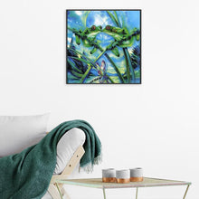 Charger l'image dans la galerie, Grenouille animale - diamant rond complet - 30x30cm