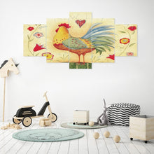 Charger l'image dans la galerie, Coq 5pcs - diamant rond complet - 95x45cm