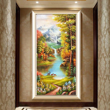 Charger l'image dans la galerie, Paysage - peinture complète de diamant - 85x45cm