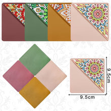 Charger l'image dans la galerie, 4 pièces/ensemble Mandala coin signets