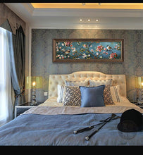 Charger l'image dans la galerie, Oiseau de fleur - peinture ronde complète de diamant - 80x30cm