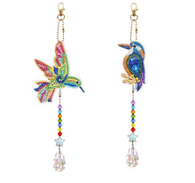 Charger l'image dans la galerie, DIY 5D Diamond Double fenêtre latérale suspendue