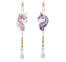 Charger l'image dans la galerie, DIY 5D Diamond Double fenêtre latérale suspendue