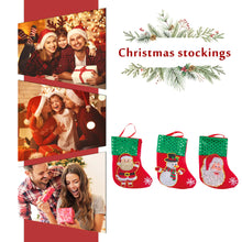 Charger l'image dans la galerie, 3pcs Bas de Noël pendants pendentifs