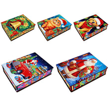 Charger l'image dans la galerie, Étui de rangement diamant en bois de Noël