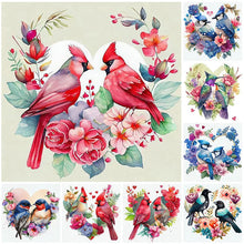 Charger l'image dans la galerie, Wreath Bird-Full Round Diamond Painting-30x30cm