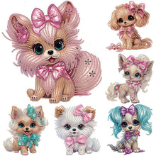 Charger l'image dans la galerie, Chien-Peinture diamant spéciale partielle-30x30cm