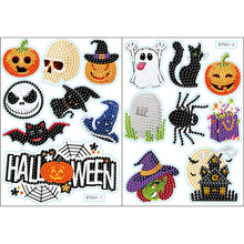 Charger l'image dans la galerie, 2pcs Halloween DIY Diamant Dessin Autocollants