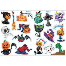 Charger l'image dans la galerie, 2pcs Halloween DIY Diamant Dessin Autocollants