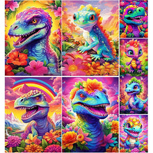 Charger l'image dans la galerie, Rainbow Dragon-FULL Round Diamond Painting-30x40cm