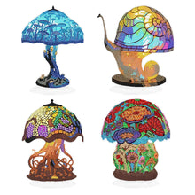 Charger l'image dans la galerie, Ornement de bureau en forme de champignon et de diamant à un seul côté avec bande lumineuse