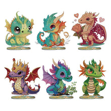 Charger l'image dans la galerie, Ornement de bureau Dragon-Single Side Drill-Diamond