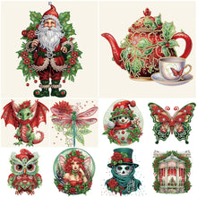 Charger l'image dans la galerie, Peinture diamant spéciale partielle de Noël -30x30cm