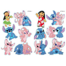 Charger l'image dans la galerie, 2pcs DIY Diamant Peinture Dessin Animé Autocollants