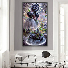 Charger l'image dans la galerie, Black Rose-Full Drill Diamond Painting-40x70cm
