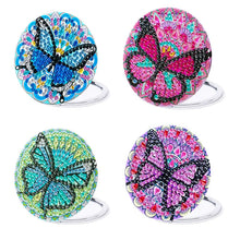 Charger l'image dans la galerie, Miroir de maquillage Butterfly-Diamond