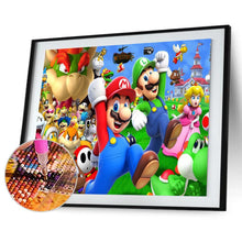 Charger l'image dans la galerie, Super Mario - peinture au diamant rond complet