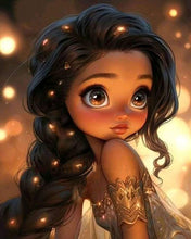 Charger l'image dans la galerie, African American Fille-Full Round/Square Diamond Painting-30x40cm/40x50cm/50x70cm