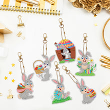 Charger l'image dans la galerie, porte-clés double face 6pcs