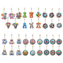 Charger l'image dans la galerie, 5/6Pcs/Set-Animal-Double Side Drill-Diamond Keychain
