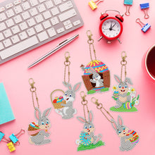 Charger l'image dans la galerie, porte-clés double face 6pcs