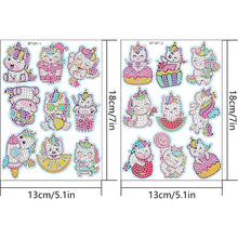 Charger l'image dans la galerie, 2pcs DIY Diamant Peinture Dessin Animé Autocollants