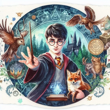 Charger l&#39;image dans la galerie, Harry Potter Carré complet Diamond painting 30*30
