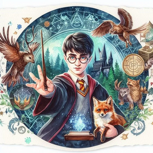 Harry Potter Carré complet Diamond painting 30*30