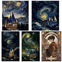 Charger l&#39;image dans la galerie, Harry potter-The Starry Night -Diamond Painting- 30*50cm
