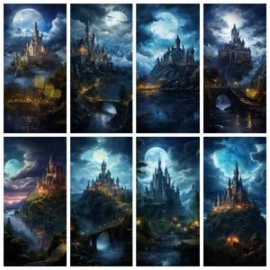 Harry potter-Hogwarts -Diamond Painting- 40*70