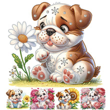 Charger l&#39;image dans la galerie, Bulldog-Spécial Partiel Diamond Painting-35x30cm
