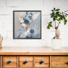 Charger l&#39;image dans la galerie, Butterfly Girl-Spécial Partiel Diamond Painting-30x30cm
