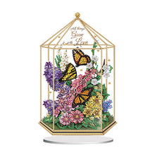 Charger l&#39;image dans la galerie, Fleur Aigle Colibri-Single Side Drill-Acrylic Diamond Desktop Ornement
