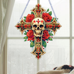 Pendentif papillon-simple face-diamant