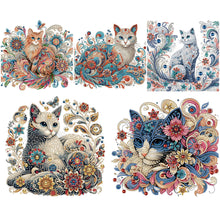 Charger l&#39;image dans la galerie, Cat-Partial Spécial Diamond Painting-30x30cm
