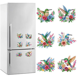 Réfrigérateur aimanté peinture animal-diamant