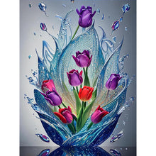 Charger l&#39;image dans la galerie, Animal/Fleurs- Round Diamond Painting-30x40cm
