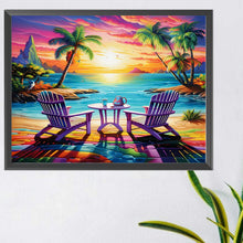 Charger l&#39;image dans la galerie, Paysage de plage Diamond Painting-50x40cm
