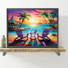 Charger l&#39;image dans la galerie, Paysage de plage Diamond Painting-50x40cm
