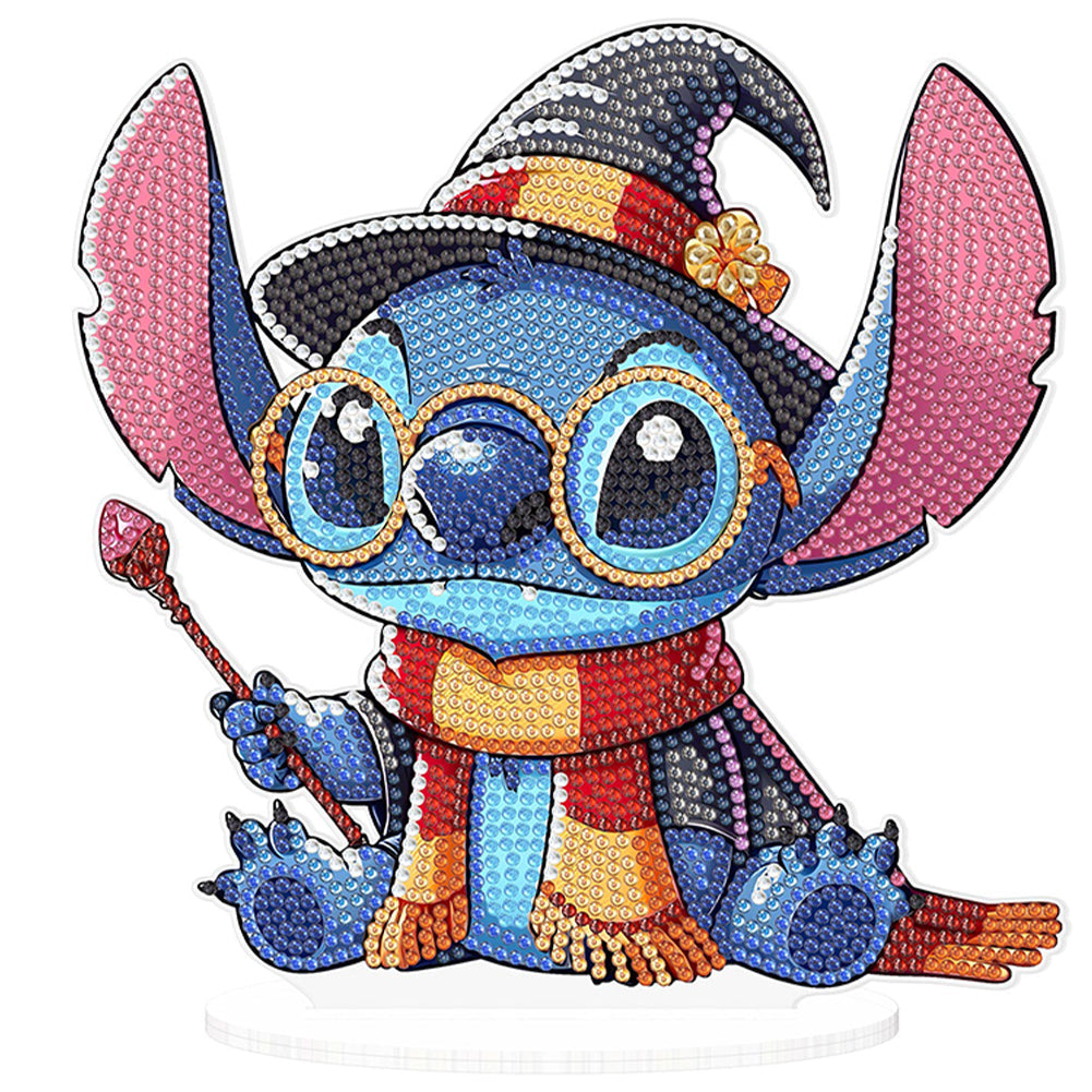 Stitch-Foret unilatéral- Diamant Ornement