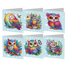 Charger l&#39;image dans la galerie, 6/8/12Pcs/Set Cartes de vœux de Noël en diamant
