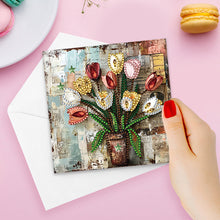 Charger l&#39;image dans la galerie, 6/8/12Pcs/Set Cartes de vœux de Noël en diamant
