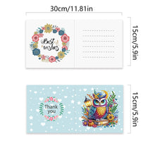 Charger l&#39;image dans la galerie, 6/8/12Pcs/Set Cartes de vœux de Noël en diamant
