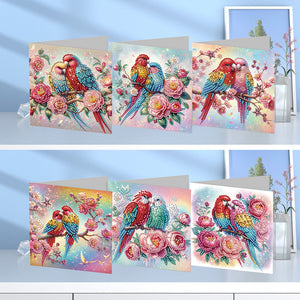 6/8/12Pcs/Set Cartes de vœux de Noël en diamant