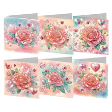 Charger l&#39;image dans la galerie, 6/8/12Pcs/Set Cartes de vœux de Noël en diamant
