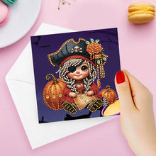 Charger l&#39;image dans la galerie, 5/6Pcs/Set Halloween-Cartes de vœux au diamant
