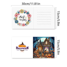 Charger l&#39;image dans la galerie, 5/6Pcs/Set Halloween-Cartes de vœux au diamant

