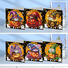 Charger l&#39;image dans la galerie, 5/6Pcs/Set Halloween-Cartes de vœux au diamant
