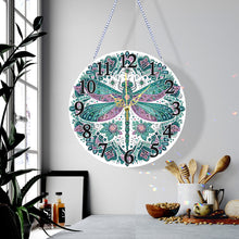 Charger l&#39;image dans la galerie, Animaux-Pendentif horloge en bois avec diamant
